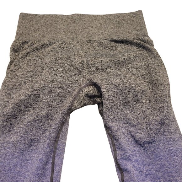 Gymshark Womens Seamless Ombre Leggings Gray & Purple Size S‎ - Picture 3 of 6